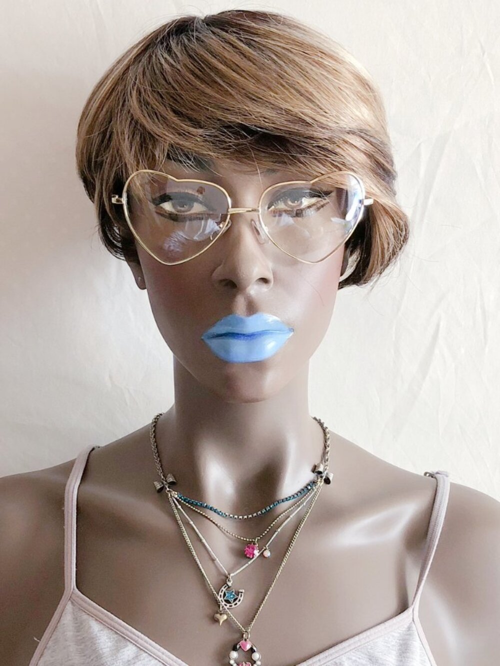 Heart Shape Clear Lens Glasses